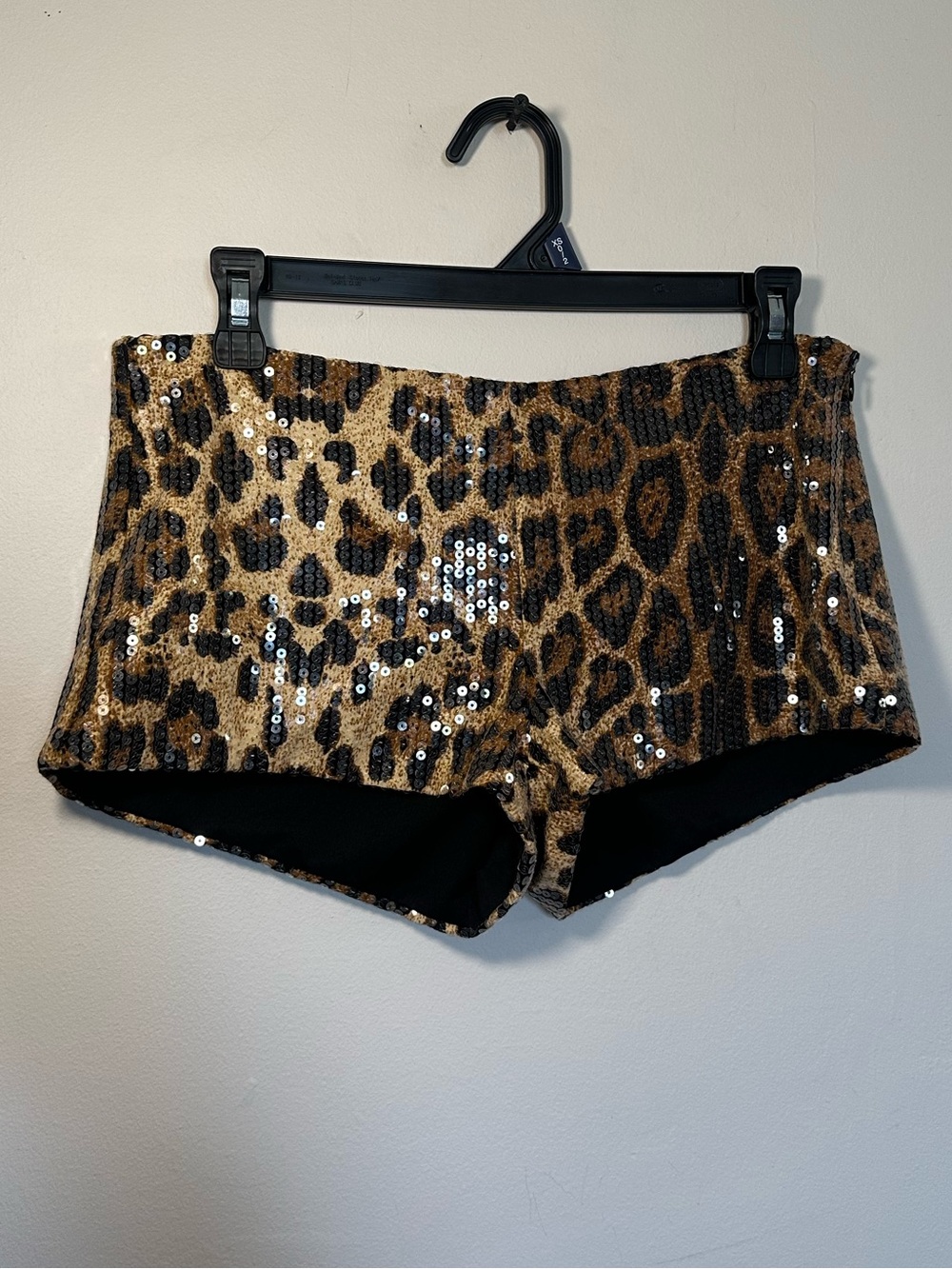 Edikted Leopard Sequin Women's Shorts -